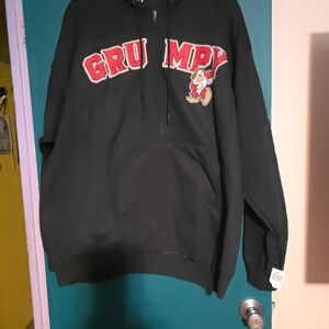 Hanes Black Grumpy Hoodie Jacket